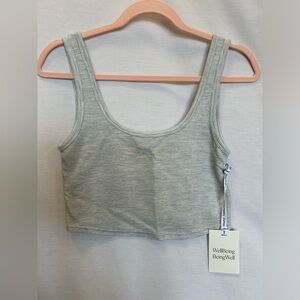 REVOLVE well being+ being well mini gray tank top